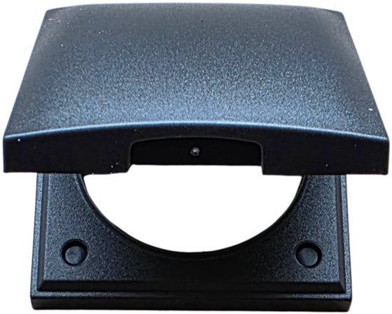 RAMKA GNIAZDA BERKER Z KLAPKĄ ANTRACYT