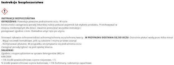 WOSHUP! PŁYN DO USUWANIA SMUG PO DESZCZU SPRAY 1l