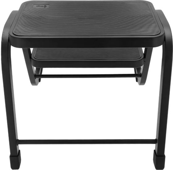 STOPIEŃ WEJŚCIOWY BERGER PODWÓJNY STALOWY CZARNY 38 cm