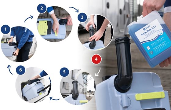 PŁYN BERGER FRESH BLUE DO KASETY TOALETY 2,5l