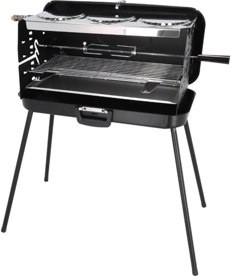 GRILL GAZOWY BERGER WALIZKA 30 mbar CZARNY