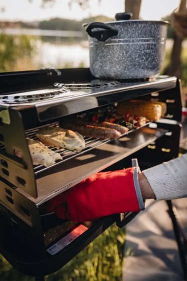 GRILL GAZOWY BERGER WALIZKA 30 mbar CZARNY