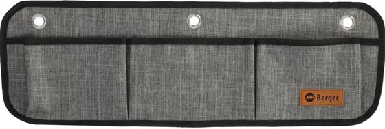 ORGANIZER BERGER MILO 3 TORBA WISZĄCA SZARA 60x20 cm