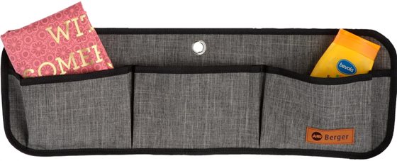 ORGANIZER BERGER MILO 3 TORBA WISZĄCA SZARA 60x20 cm