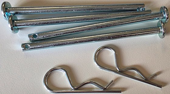 STOPKI POD NOGI PRZYCZEPY 4 szt. BERGER SZARE OUTLET