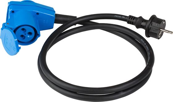 PRZYŁĄCZE CEE 1,5 m 230V-CEE KĄTOWE ŻEŃSKIE ADAPTER