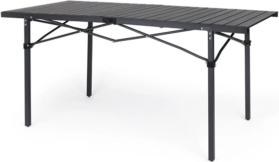 STÓŁ BERGER 141x70 cm RAVELLO ROLOWANY CZARNY