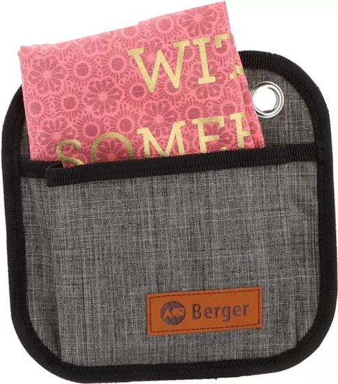 ORGANIZER BERGER MILO 1 TORBA WISZĄCA SZARA 20x20 cm