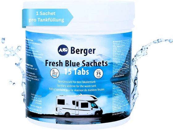 SASZETKI BERGER FRESH BLUE 15 szt.
