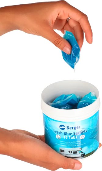 SASZETKI BERGER FRESH BLUE 15 szt.