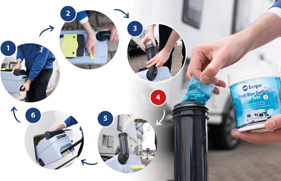 SASZETKI BERGER FRESH BLUE 15 szt.