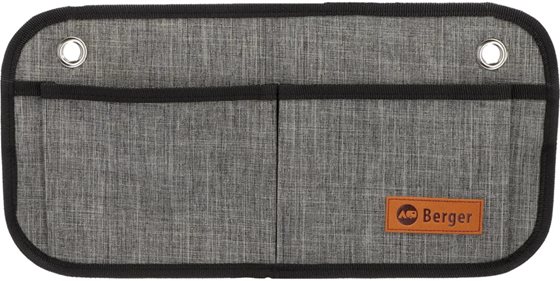 ORGANIZER BERGER MILO 2 TORBA WISZĄCA SZARA 40x20 cm