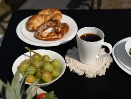 ZESTAW OBIADOWY BERGER SILENZA OPAL GLASS 16 szt.