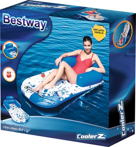 MATERAC NADMUCHIWANY Z OPARCIEM BESTWAY