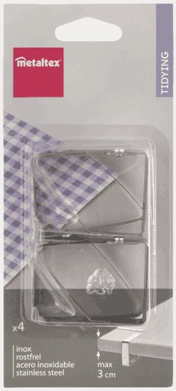 KLIPSY DO OBRUSÓW METALTEX 4 szt.