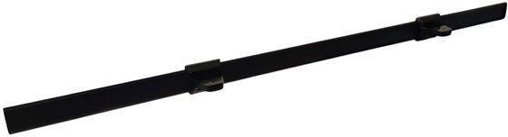 SZYNA ŚCIENNA DO MOCOWANIA STOŁU ALUMNIUM CZARNA 95 cm