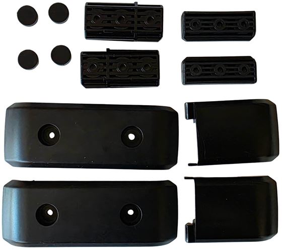 SZYNA ŚCIENNA DO MOCOWANIA STOŁU ALUMNIUM CZARNA 95 cm