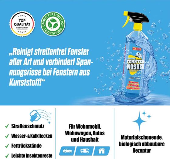 WOSHUP! PŁYN DO MYCIA SZYB SPRAY 1l