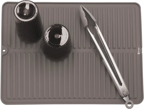 OCIEKACZ DO NACZYŃ BERGER MATA SILIKONOWA SZARA