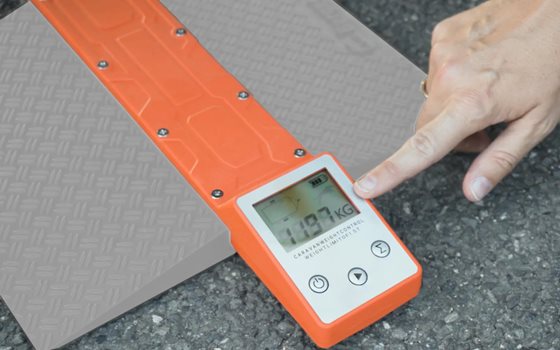 WAGA DO PRZYCZEPY KEMPINGOWEJ BERGER DO 1500 kg