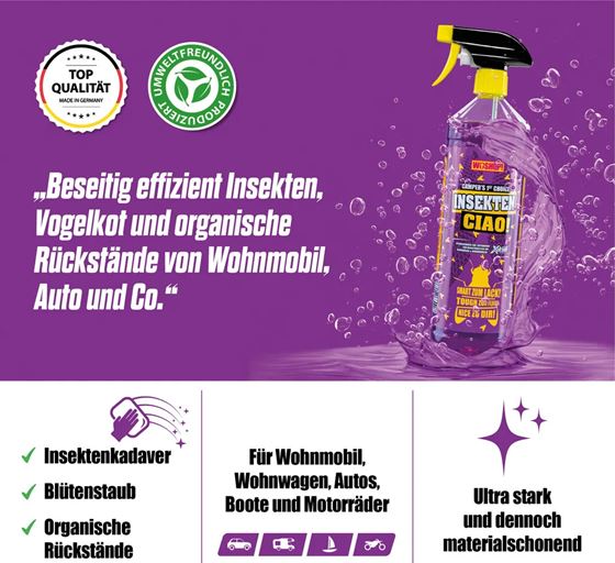 WOSHUP! PŁYN DO USUWANIA INSEKTÓW Z POJAZDÓW SPRAY 1l