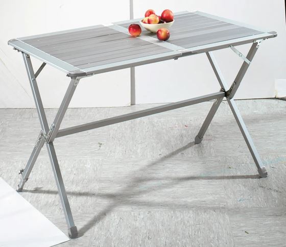 STÓŁ BERGER 115x78,5 cm BLAT SKŁADANY SZARY