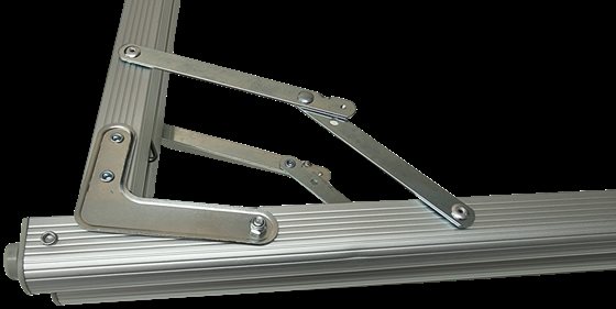 STÓŁ BERGER 115x78,5 cm BLAT SKŁADANY SZARY