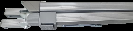 STÓŁ BERGER 115x78,5 cm BLAT SKŁADANY SZARY