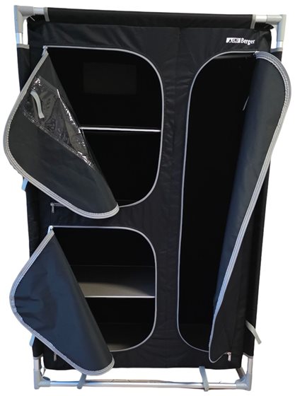 SZAFKA BERGER CZARNA KUCHENNA L OUTLET