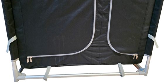 SZAFKA BERGER CZARNA KUCHENNA L OUTLET