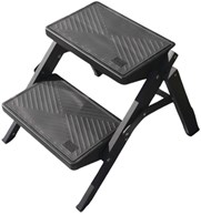 STOPIEŃ WEJŚCIOWY BERGER PODWÓJNY SKŁADANY ALUMINIOWY CZARNY