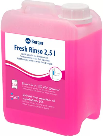 PŁYN BERGER FRESH RINSE DO SPŁUCZKI TOALETY 2,5l