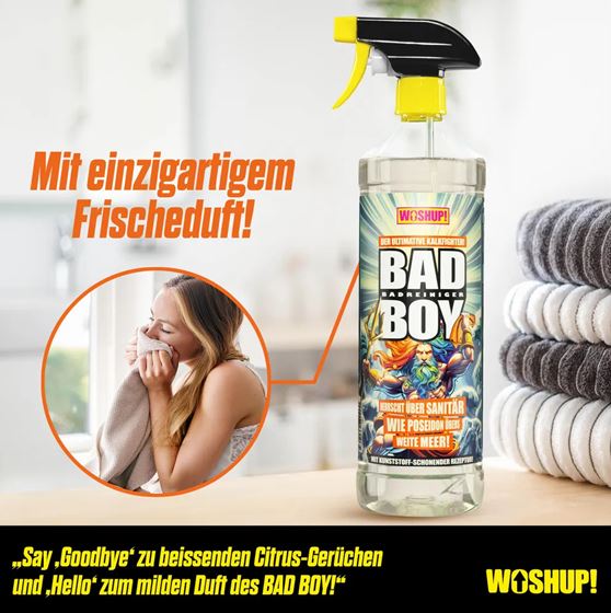 WOSHUP! PŁYN DO USUWANIA KAMIENIA I OSADÓW Z MYDŁA SPRAY 1L
