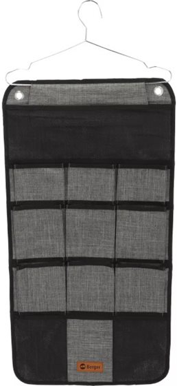 ORGANIZER BERGER MILO UNIVERSAL TORBA WISZĄCA SZARA 42x79 cm