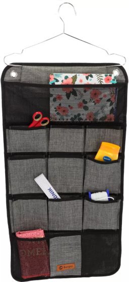 ORGANIZER BERGER MILO UNIVERSAL TORBA WISZĄCA SZARA 42x79 cm