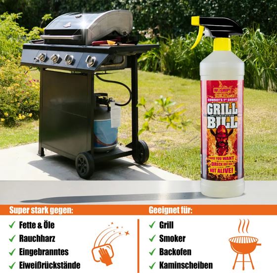WOSHUP! PŁYN DO CZYSZCZENIA GRILLA SPRAY 1l