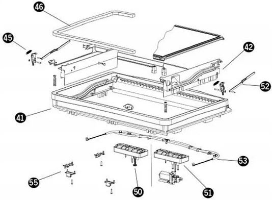 USZCZELKA OKNA DOMETIC MIDI HEKI 230 cm