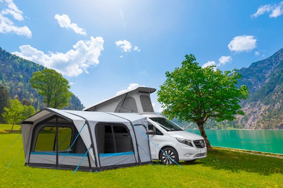 PRZEDSIONEK BRUNNER WISE AIR TECH 380x280 cm h190-240 cm