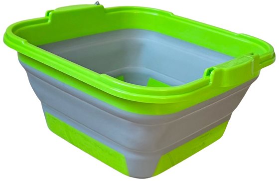 WIADRO BRUNNER SKŁADANE ZIELONE 13L OUTLET