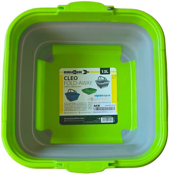 WIADRO BRUNNER SKŁADANE ZIELONE 13L OUTLET