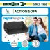 KANAPA BRUNNER ACTION SOFA CZARNA DO 200kg