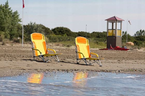 KRZESŁO BRUNNER BULA PLAŻOWE ŻÓŁTE