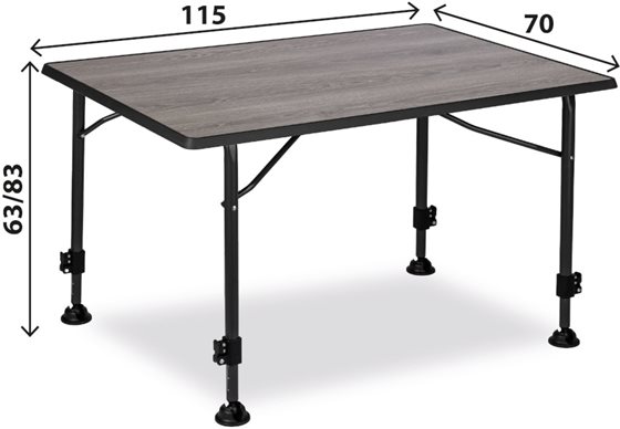 STÓŁ BRUNNER LINEAR GREYWOOD 115
