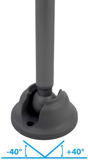 STÓŁ BRUNNER LINEAR BLACK 80