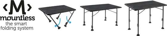 STÓŁ BRUNNER LINEAR BLACK 80