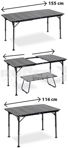 STÓŁ BRUNNER ELUTOP COMPACK EXTENSION 155x78 cm