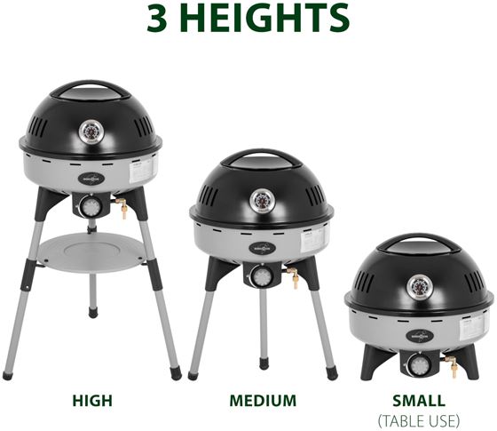 GRILL GAZOWY BRUNNER DEVIL BBQRUISER HT ROUNDPAN 30mbar