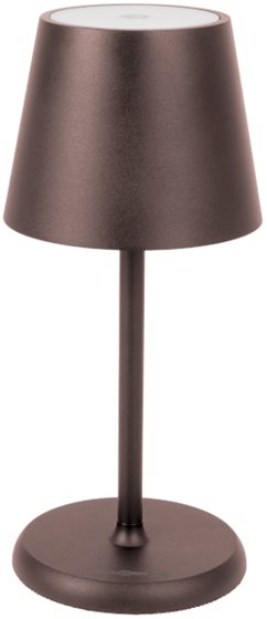 LAMPKA LED BRUNNER LUCIEN USB BRĄZOWA