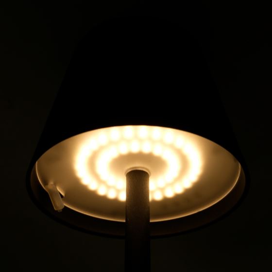 LAMPKA LED BRUNNER LUCIEN USB BRĄZOWA