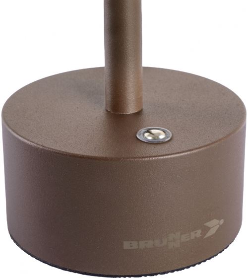 LAMPKA LED BRUNNER FARO BRĄZOWA